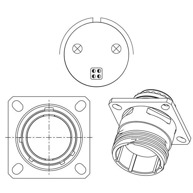HV00RF37-56R Amphenol Aerospace Operations  Circular Connector Assemblies